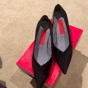 Red soled shoes. Worn once.